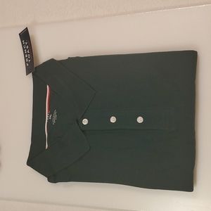 Pique green Polo. Size 2X